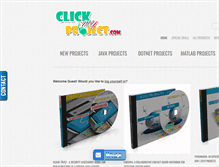 Tablet Screenshot of clickmyproject.com